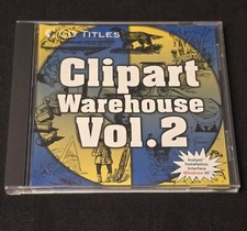 Clipart Warehouse Vol. 2 - Microsoft Windows 95 3.1 CD Volume Mac 7.5+ Photo & Clipart Software price