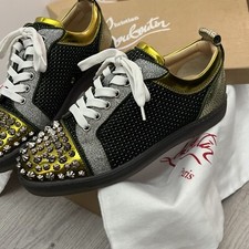 Authentic Christian Louboutin Multi mesh spikes sneakers 6UK 40 Sneakers price