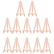 1X(12 Pack 5 Inch  Wood Display Easel Natural Wooden Tripod Holder Stand7270 Easel price