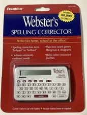 1998 Franklin Websters Spelling Corrector NCS-100 Spell Checker Words Sealed NEW Electronic woordenboeken price