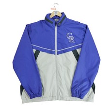 MLB Heren MLB Colorado Rockies Jas Maat 2XL #QWE2152 Heren Jas price