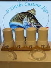 2" -4 Bank Fluid Bed For Powder Painting Jigs/with 4 Cups and Lids(Stained Base) Bank Bed price