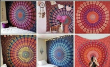Indian Tapestry Wall Hanging Mandala Hippie Barmeri Sofa Throw Boho Bed Cover UK Bank Bed price