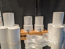 2" -2 Bank Fluid Bed For Powder Painting Jigs/with 10 Cups and Lids Bank Bed price