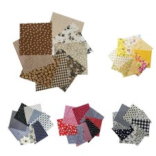 8pcs 25x25cm Colorful Cotton Patchwork Sewing Quilt Fabrics Bundle Fabrics price