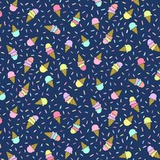 Andover Fabrics - Kim Schaefer Believe - Ice Cream 9905 -Fabric Fat Quarter Fabrics price