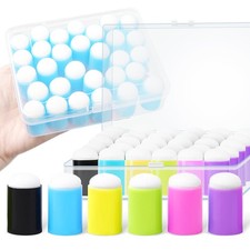 Finger Daubers Sponge Face Paint Foam 32 Pieces Craft Set Body Painting Drawing Gezichts- & vingerverf price