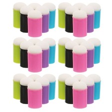36 Pcs Doodle Sponge Finger Kids Paint Sponges Face Decorated Painting Kit Gezichts- & vingerverf price