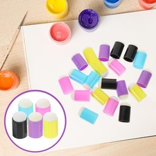 25 Pcs Finger Drawing Sponge Set Stamping Daubers Face Paint Painting Gezichts- & vingerverf price