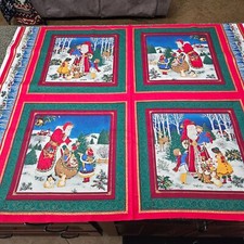 Santa Pillow Panel 35x42 Sharon Kessler or Concord Blocks Baby Goud Kussen price