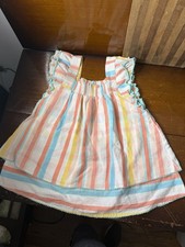 Matilda Jane girls Tunic Top ruffle sleeve striped multicolor Sz 8 Spring #261 Meisjes tuniek price