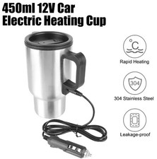 Car Electric Water Heater Mug Stainless Steel Travel Heated Coffee Kettle-Cup Auto waterkoker price