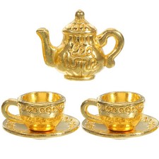 Miniature Tea Sets Small Teapot Kettle with Cups House Accessories Thee / Teapot Sets price