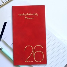 Compact 2026 Organizer Notebook Pocket Journal Weekly Planner Notepad For Men Planner price