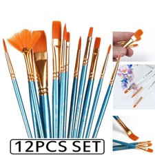 12Pcs Set Artist Paint Brushes Set Art Painting Supplies Acrylic Oil Paintings Schilderij Benodigdheden price
