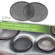2 Pcs 1.5" Car Steel Speaker Mesh Grille for Audio Subwoofer 45mmx4mm Black Auto luidsprekers & Subwoofer price