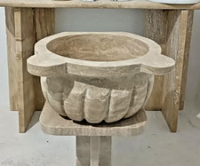 Hammam Bath Travertine Basin Lavour Turkish Hamam Stoup Bathroom Turks toilet price