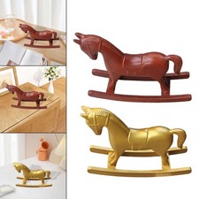 Rocking Horse Statue Keepsake Porch NightStand Desktop Decoration Office Vintage Kantoor nachtkastje price