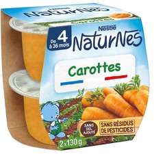 Baby food from 4 to 6 months Carrots Naturnes NESTLE Baby Voeding price