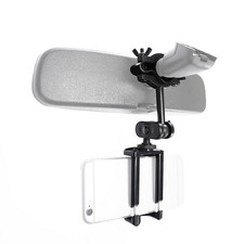 Adjustable Car Rear View Mirror Mobile Phone Mount Holder 360Degree Rotation Kit Mobiele Telefoon Auto Kit price