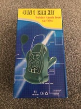 4 IN 1 CAR KIT FOR NOKIA 5210 MOBILE PHONE - HOLDER, HANDSFREE, PLUG-IN SAVER Mobiele Telefoon Auto Kit price