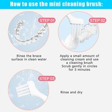 10pcs Mini Denture Cleaning Brush Toothbrushes False Teeth Brush Oral Care Tandenborsteles price