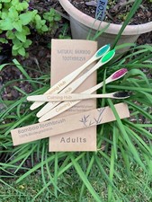 Natural Bamboo Toothbrush 100% Biodegradable (Single) Calming Hub Tandenborsteles price