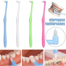 1/4/8X Interspace Toothbrushes Single Tufted Toothbrush End-tuft Tapered Brush Tandenborsteles price