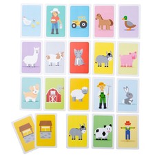 Bigjigs Toys Farmyard Donkey Cards Snap Memory Game Educational Learn Family Educational Speelgoed price