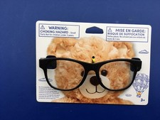 Build a Bear Teddy Bear Accessory - Black Frame Rimmed Glasses - New Slimme Glasses Accessoire price
