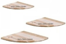 Natural Wooden Wood Corner Shelf Shelves Kit Display Storage Unit Wall Mounted Kantoor Plank Unit price