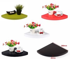 WALL MOUNTED HIGH GLOSS FLOATING CORNER SHELF SHELVES STORAGE KIT DISPLAY UNIT Kantoor Plank Unit price