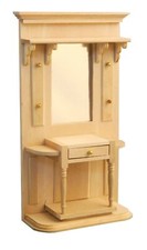Dolls House Hall Stand Natural Finish 1:12 Scale Miniature Furniture 199 tumdee Hall Stand price