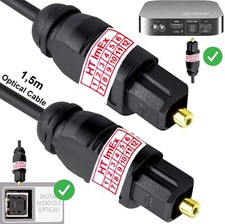 SPDIF Toslink Optisches Audio Kabel Digital Audiokabel PREMIUM, SLIM, 1,5m Audio Kabel price