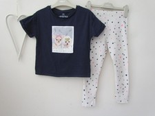 M&S Girls Leggings & Dog Chiwowa Top Outfit Age 6-7 Meisjes leggings price