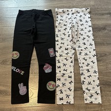 Girls Leggings Bundle Medium 7/8 Gray & Black Meisjes leggings price