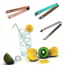 Ice Tongs Stainless Steel Ice Cubes Sugar Cubes Buffet Bar Lemon Slices Granulated en Cube Sugar price