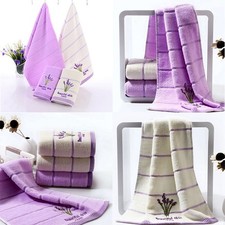 Hand Face Towel Lavender Aromatherapy Soft Bath Sheet Set Cotton Embroidery Hand- / gezichtshanddoek price