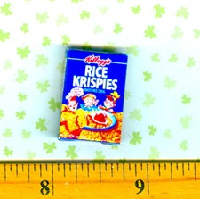 Dollhouse MINIATURE Size Breakfast Cereal Box  # Rice K Breakfast Cereal price