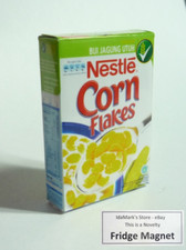 Nestle CORN FLAKES Breakfast Cereal Pack Novelty FRIDGE MAGNET Indonesia 3D 1.8" Breakfast Cereal price