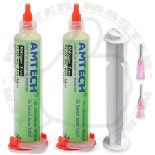 FLUSSANTE PASTA SALDANTE SOLDER FLUX AMTECH NC-559-ASM CON ASTA E AGHI - 2 PEZZI Pasta price