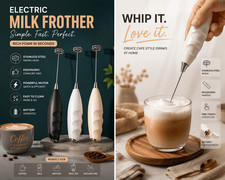 Kitchen Electric Milk Frother Handheld Coffee Frother Milk Mixer Egg Beater Milk price