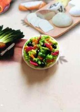 Dollshouse salad and olives platter, very Realistic miniatures, 12th scale Olives price