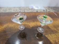 Dollhouse Miniature MARTINIS WITH OLIVES Olives price