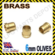 6mm  LOVATO Olives Brass SET of 3 gas compression fittings pipe LPG GPL auto car Olives price