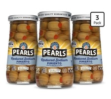 Pearls Pimiento Stuffed Manzanilla Olives (Pack of 3) 5.75 oz Jars Olives price