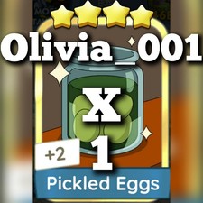 1 x Pickled Eggs ⭐⭐⭐⭐ Set 18 :- Mono_Poly_Go Golden Blitz Sticker :- Fast Eggs price