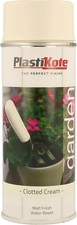 PlastiKote Garden 400ml clotted cream spray paint matt finish multi surface Clotted cream price