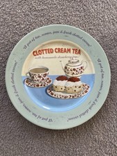Martin Wiscombe Retro Clotted Cream Tea Side Plate by ecp design -New 19cm wide Clotted cream price