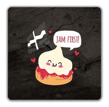St Piran's Day Coaster Cake Clotted Cream Jam Gift - 9cm x 9cm Clotted cream price